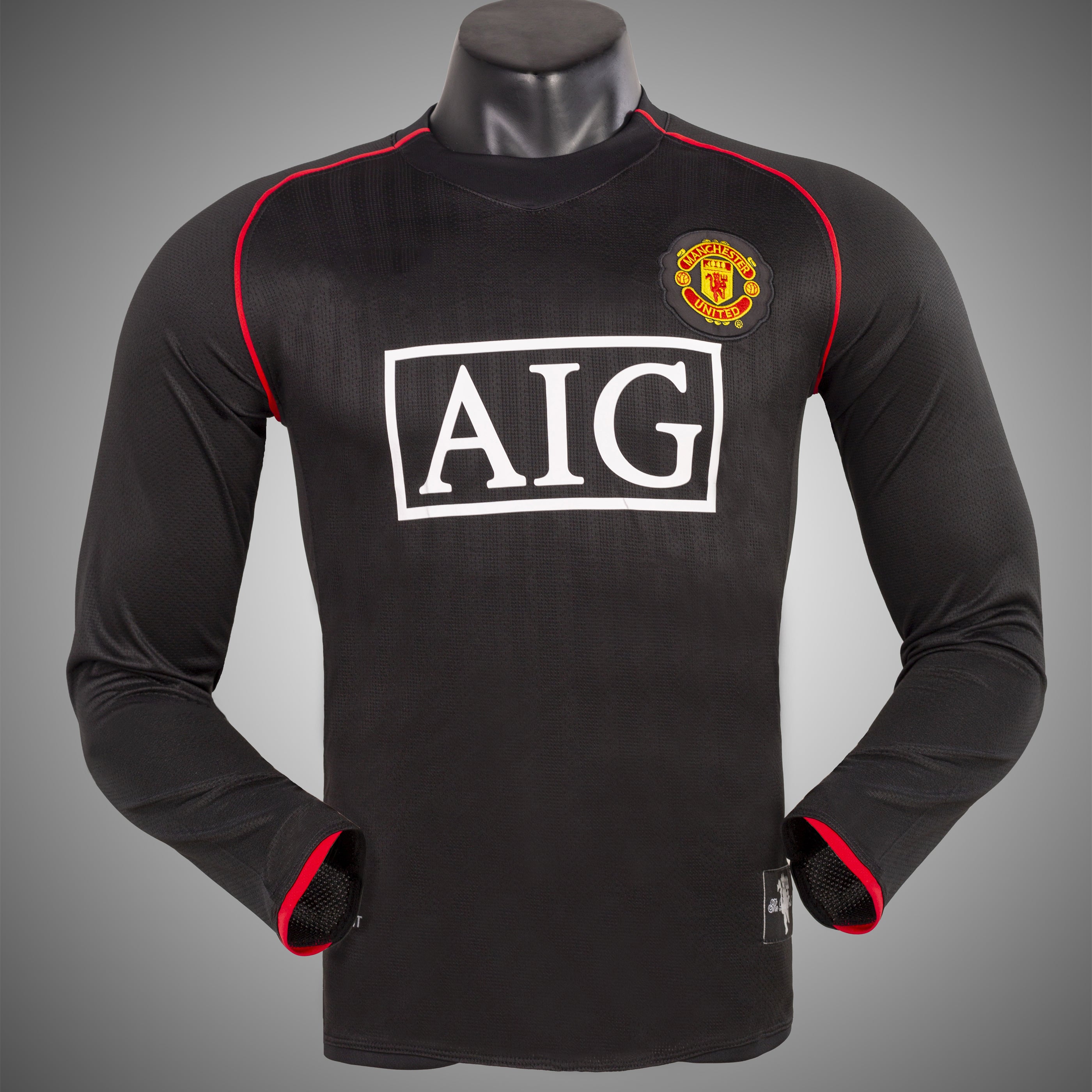 2007-08 Manchester United Away League Edition Long Sleeve