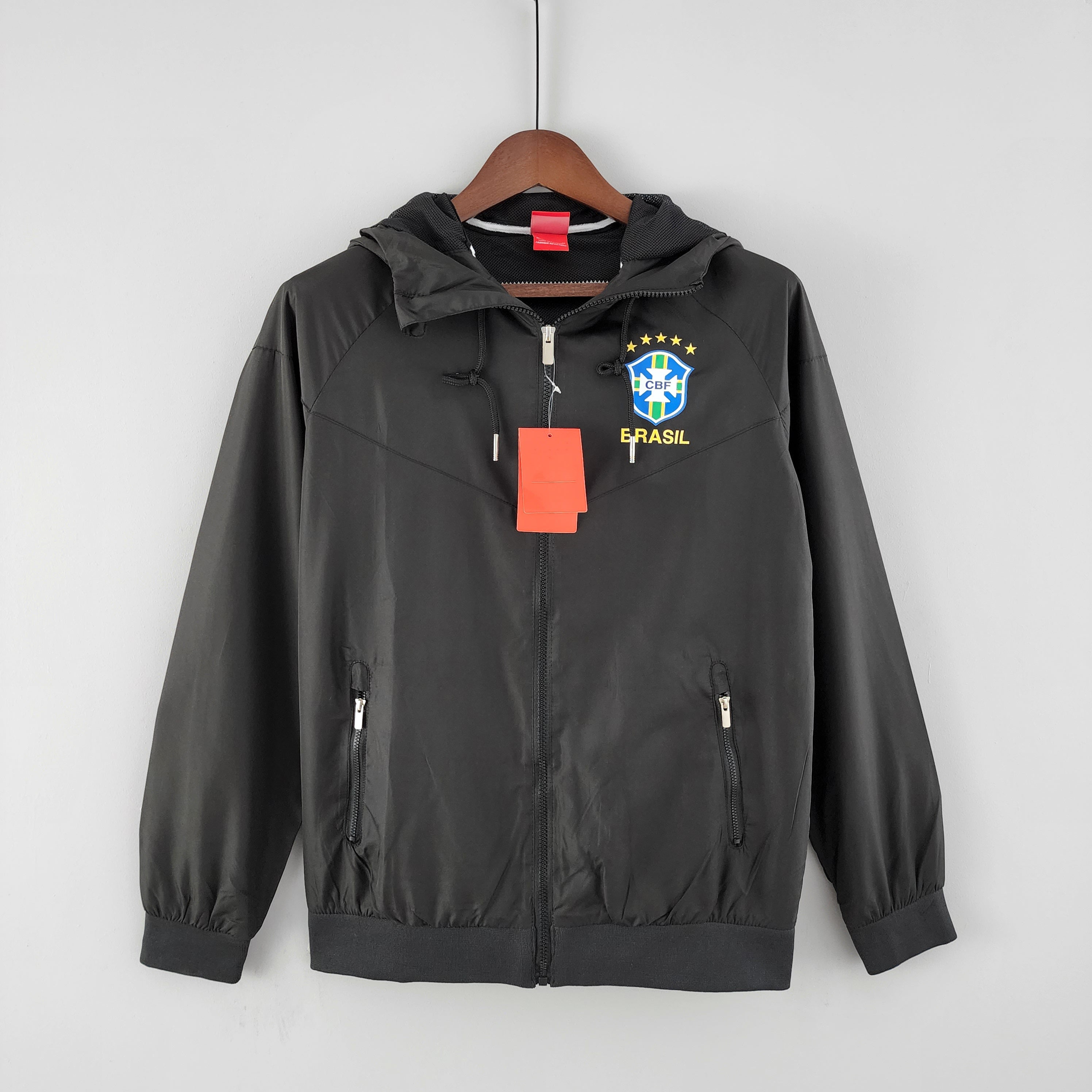 Brazil Black windbreaker