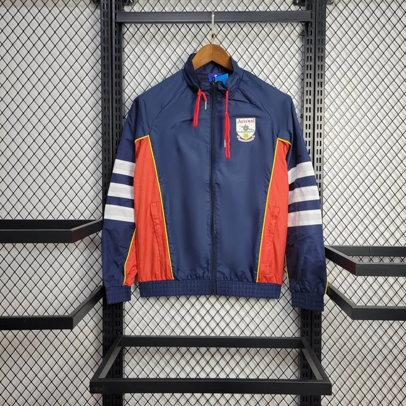 2025-26 Arsenal Black-Red Windbreaker