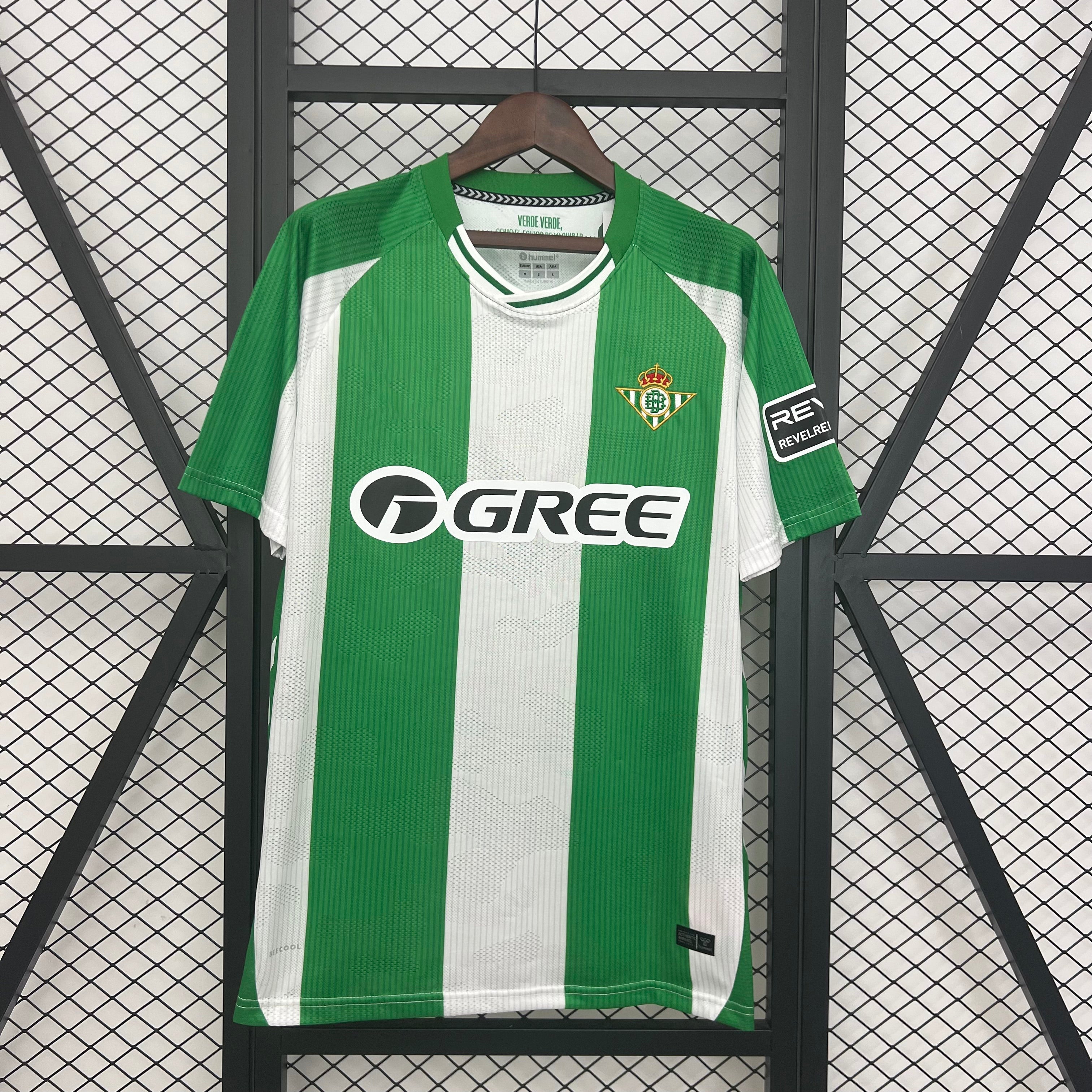 2025-26 Real Betis Home Size S-4XL