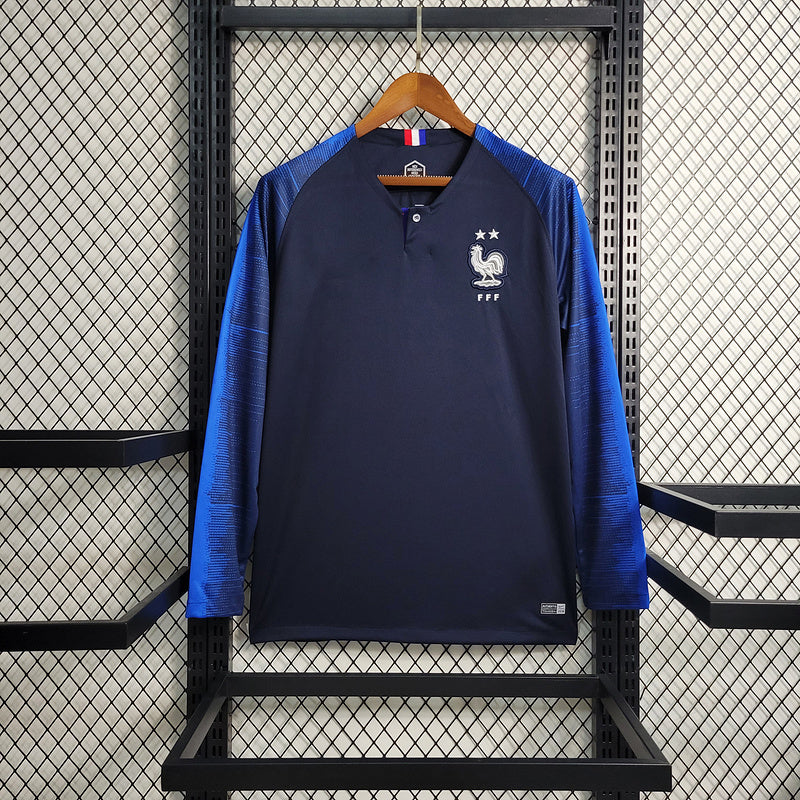 2018 World Cup France Home Long Sleeve Long Sleeve