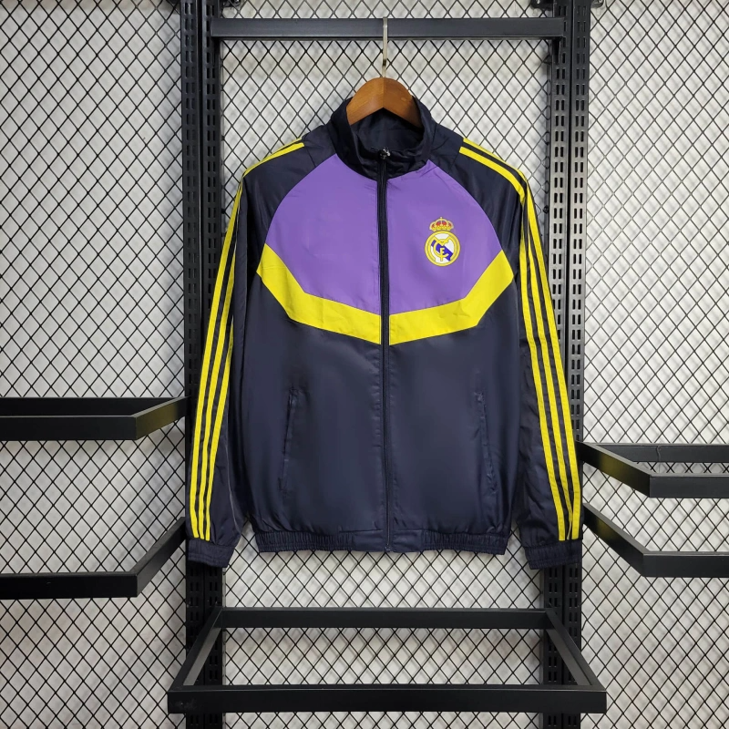 2025-26 Real Madrid Blue-Purple Windbreaker