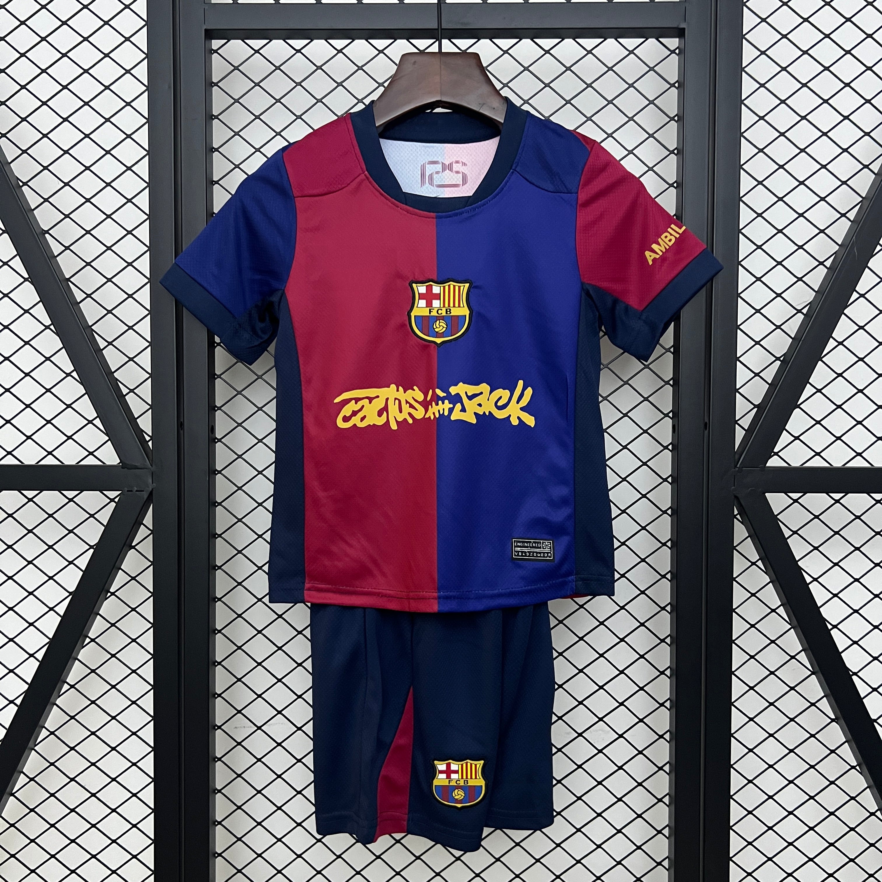 2025-26 Barcelona Travis Scott Home KIDS 16-28