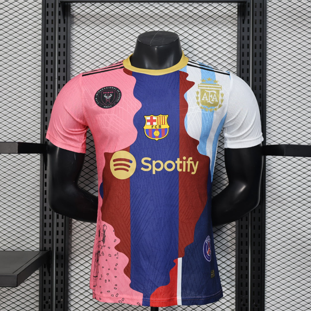 2025-26 Barcelona 10 Messi Commemorative Edition Player Size