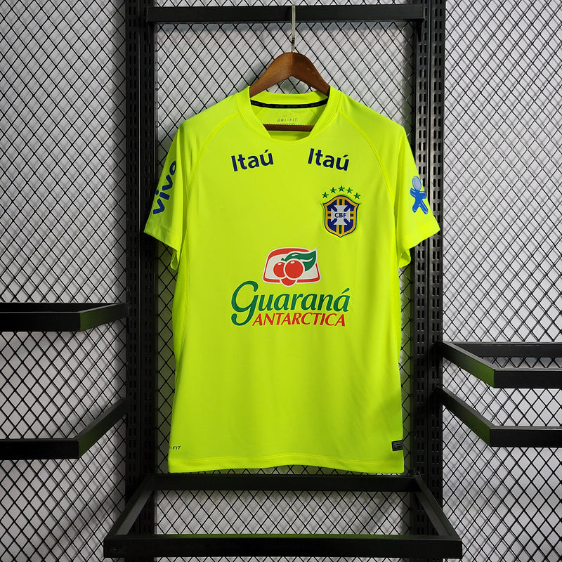 Brazil Training Suit Fluorescent Green All Sponsor Sizes