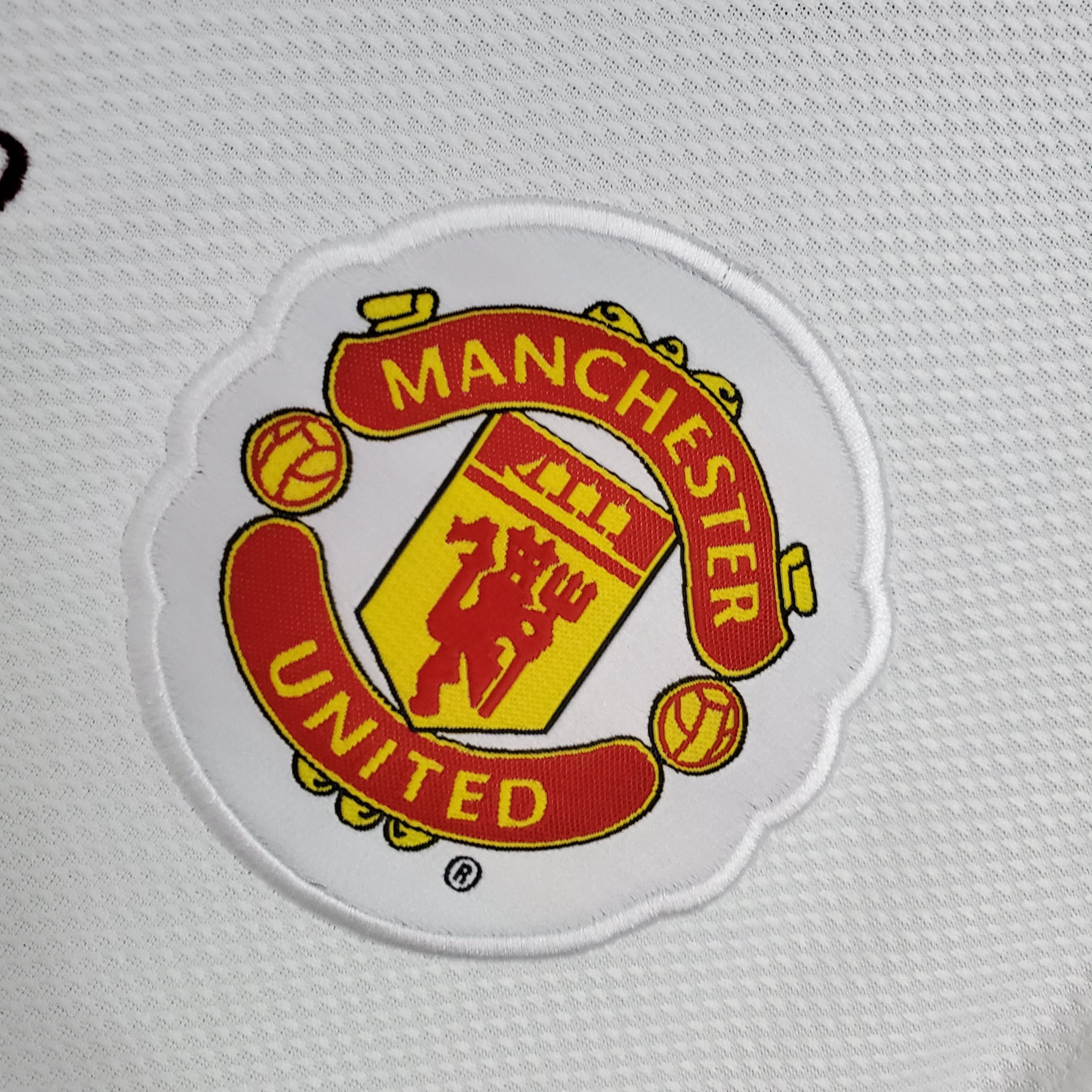 2008-09 Manchester United Champions League away white Retro