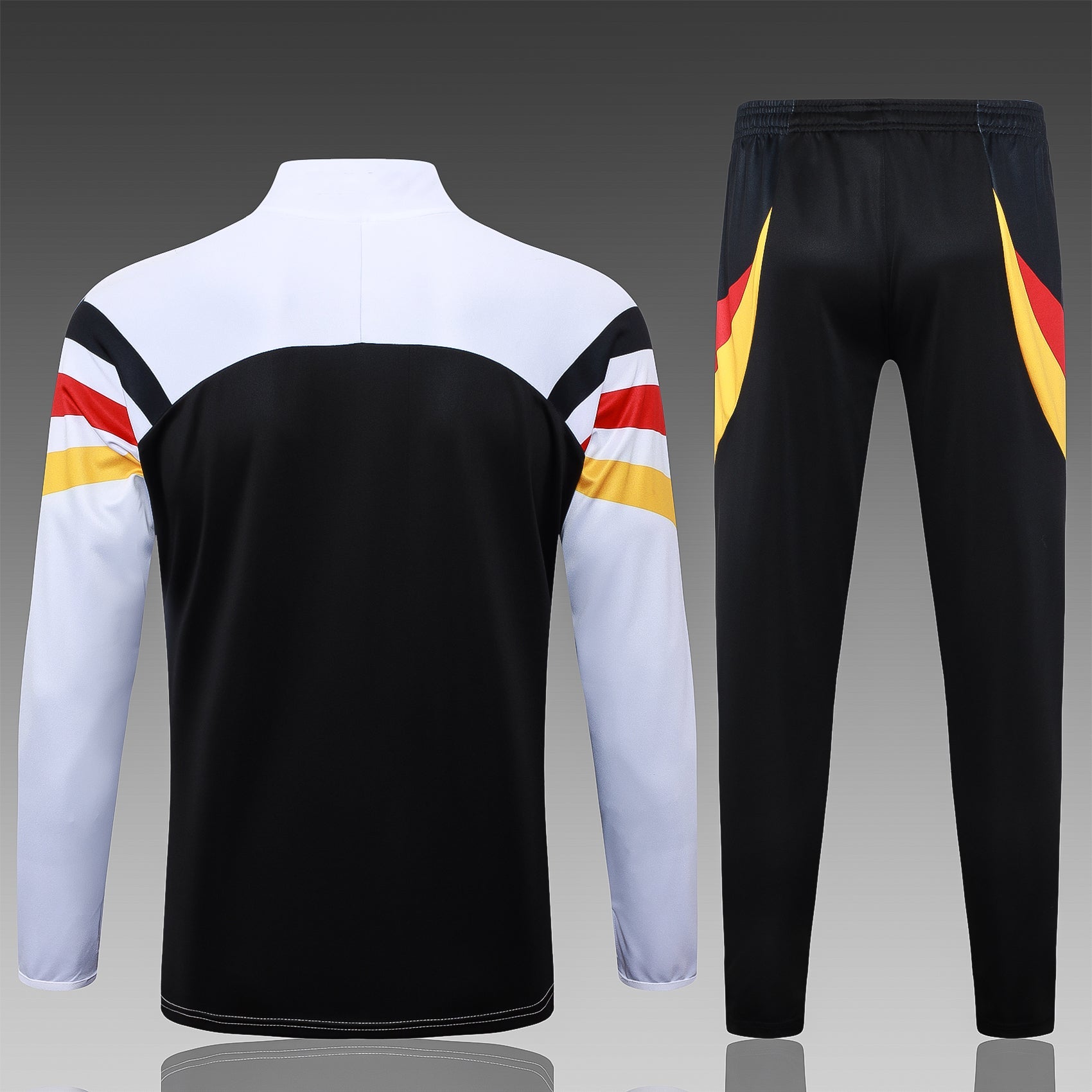 2024-25 German White (sleeves red, yellow and black) training suit