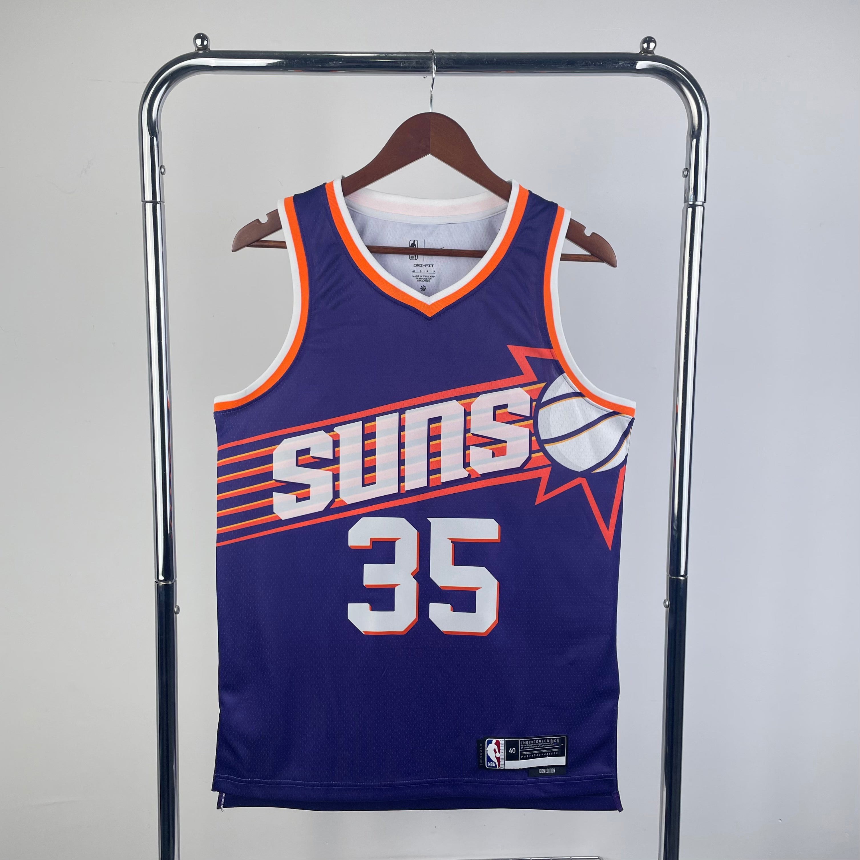 NBA 2024-25 Suns Away Purple No. 35 DURANT