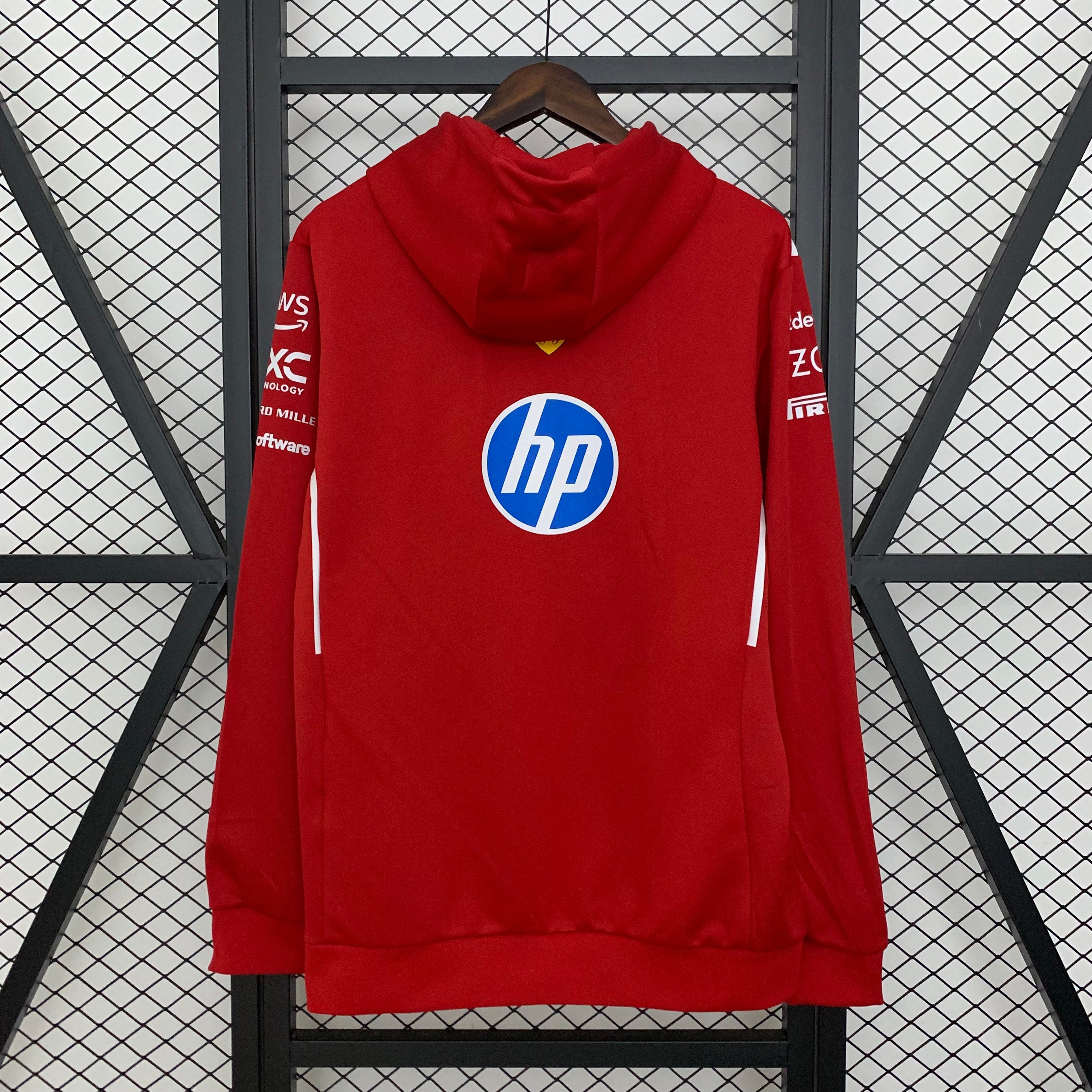 2025 F1 Formula One Racing Suit Hoodie Ferrari S-3XL