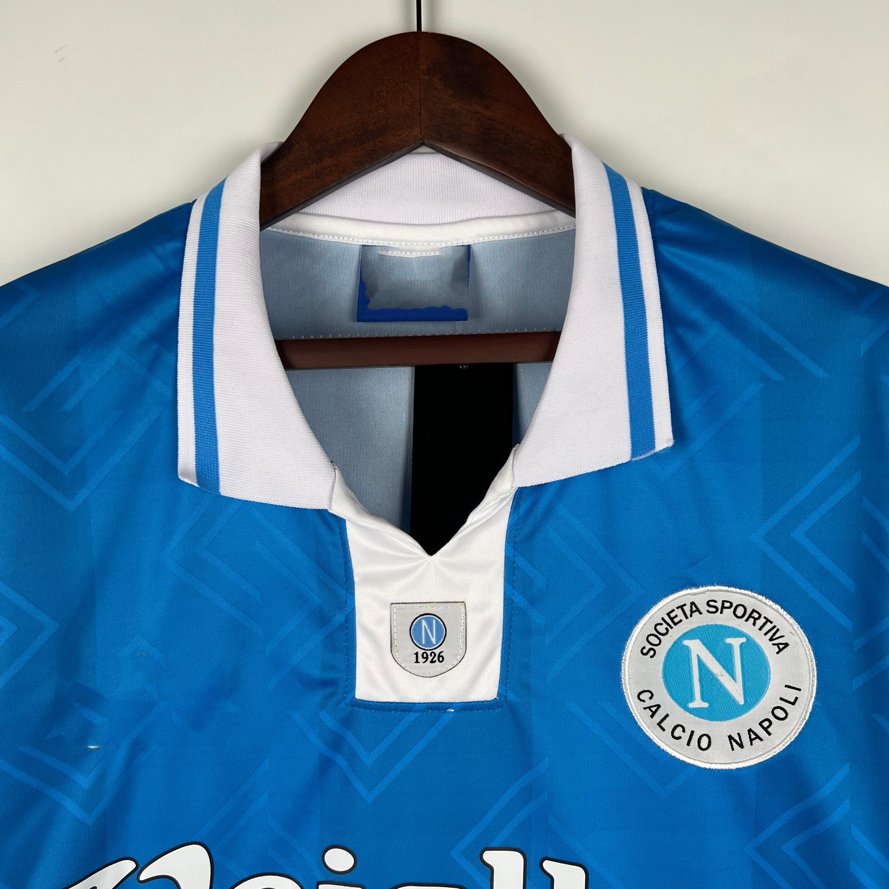 1993-94 Napoli Home Retro Size