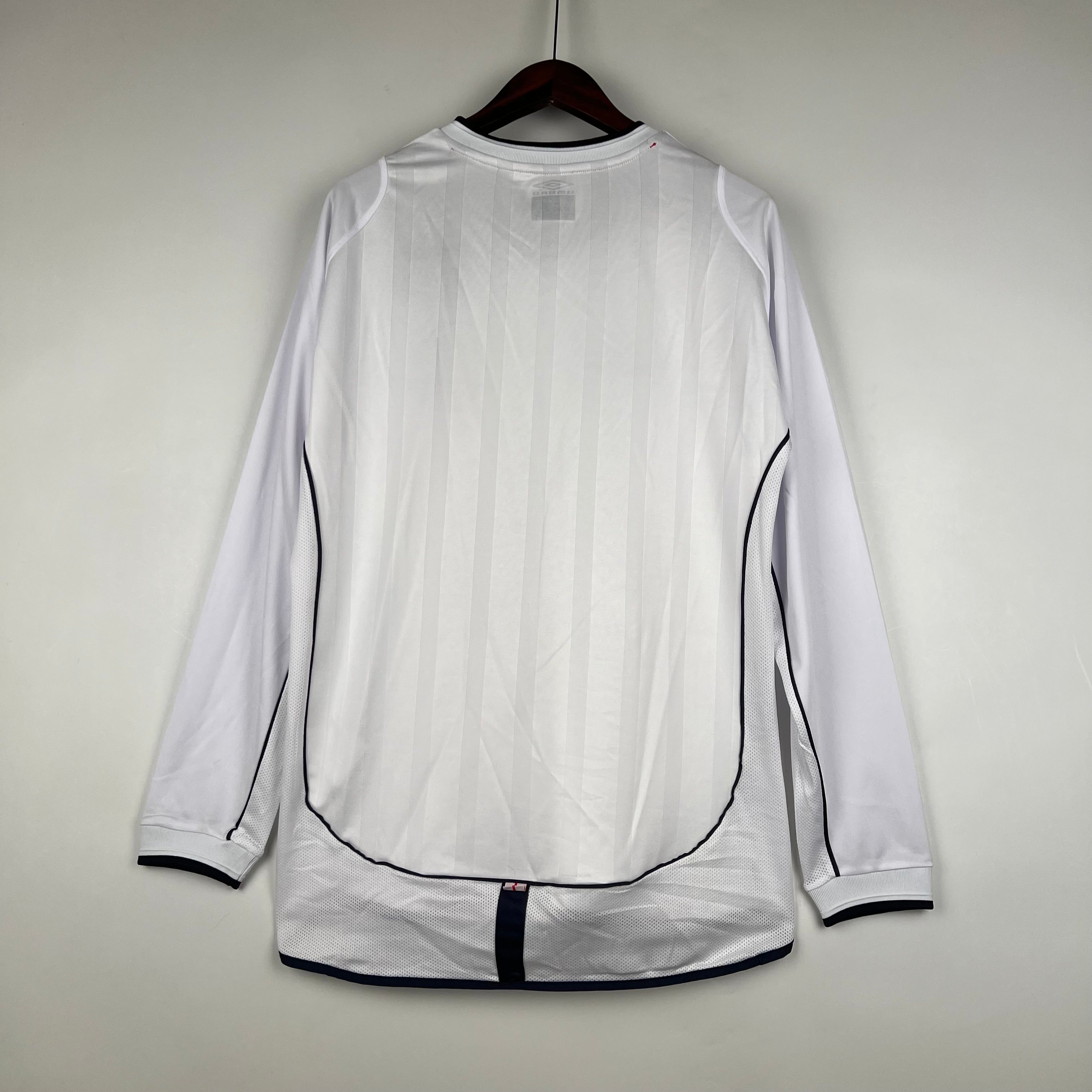 2002 England Home Long Sleeve
