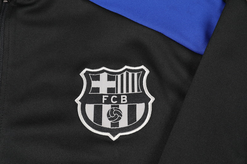 2024-25 Barcelona Black Training Suit Adult Size