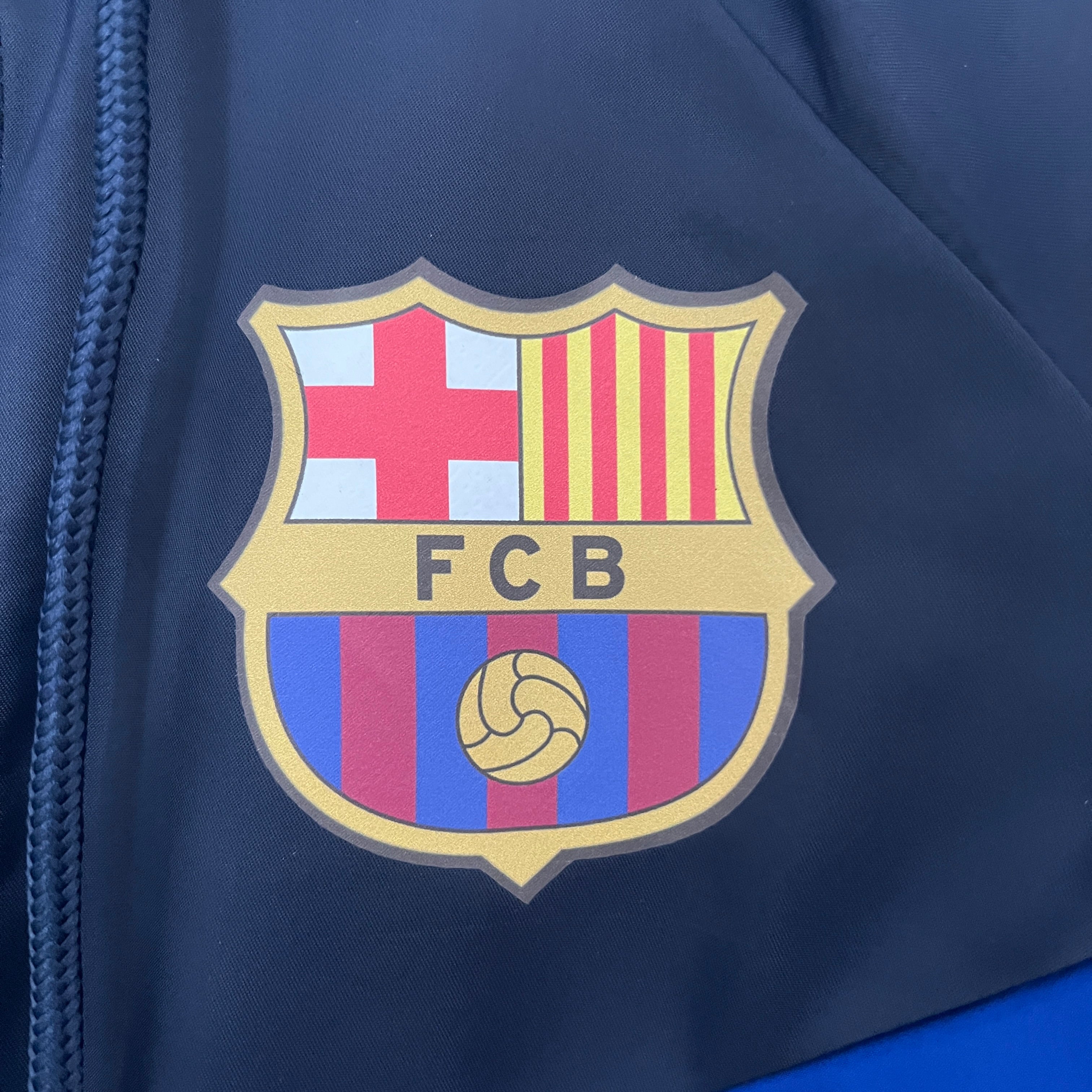 2024-25 Barcelona Windbreaker Black
