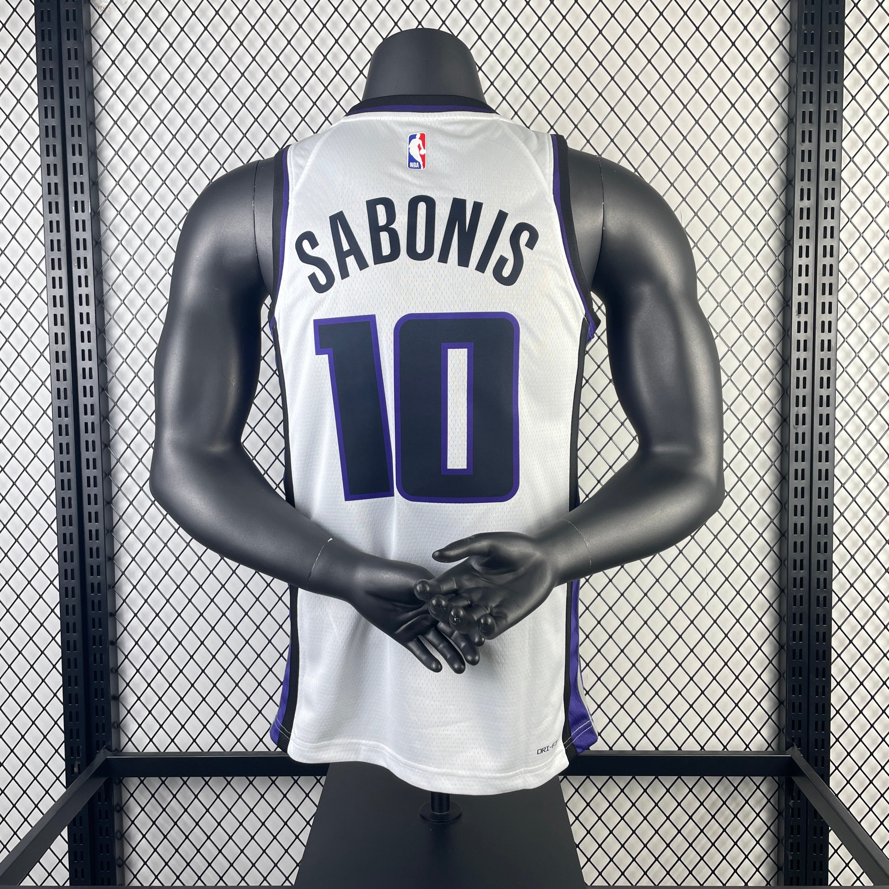 NBA 2024-25 Kings home white No. 10 SABONIS