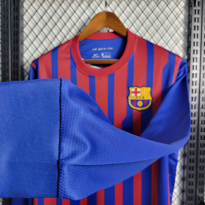 2011-12 Barcelona Home Long Sleeve