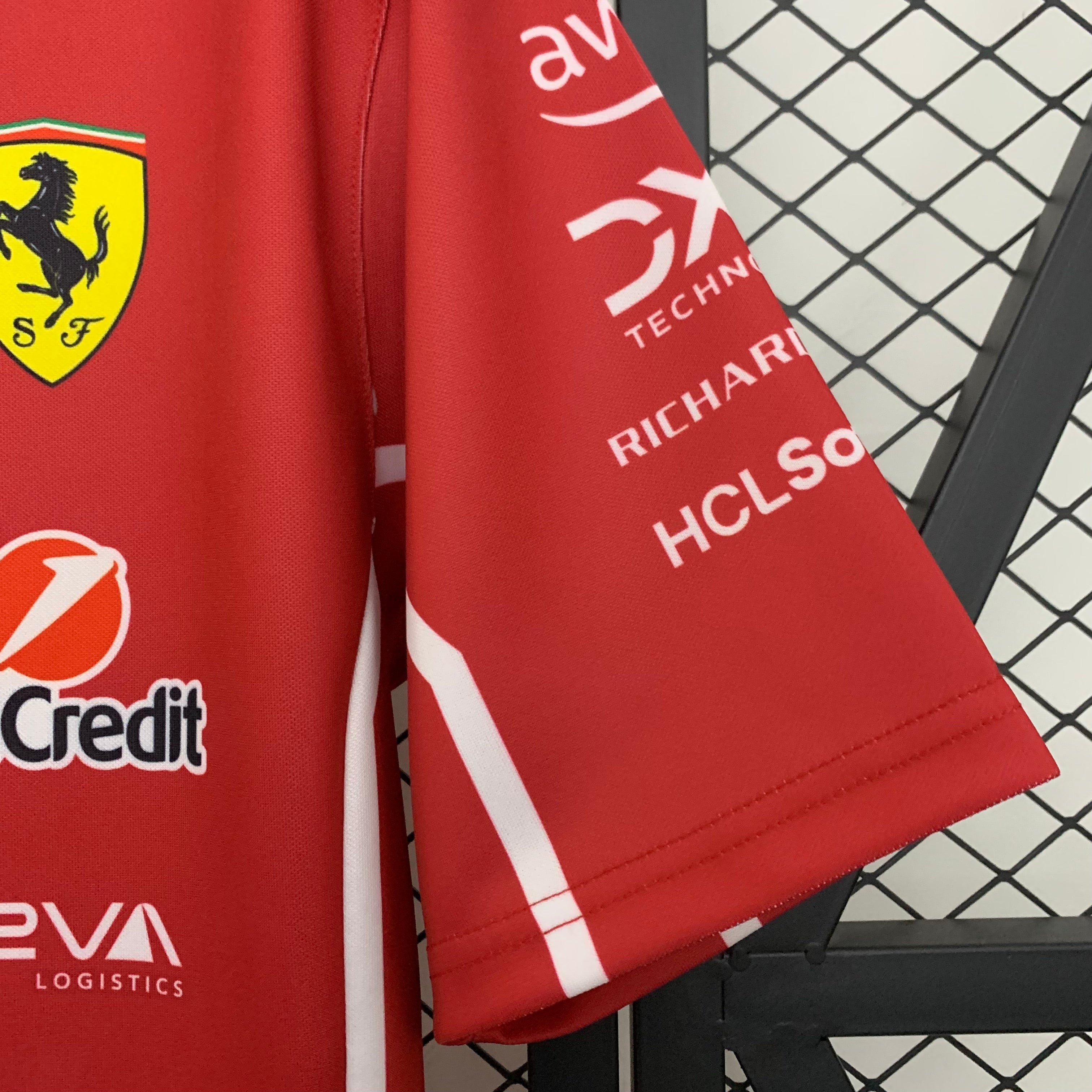 2025 Polo F1 Formula One Racing Suit Ferrari Size S-5XL