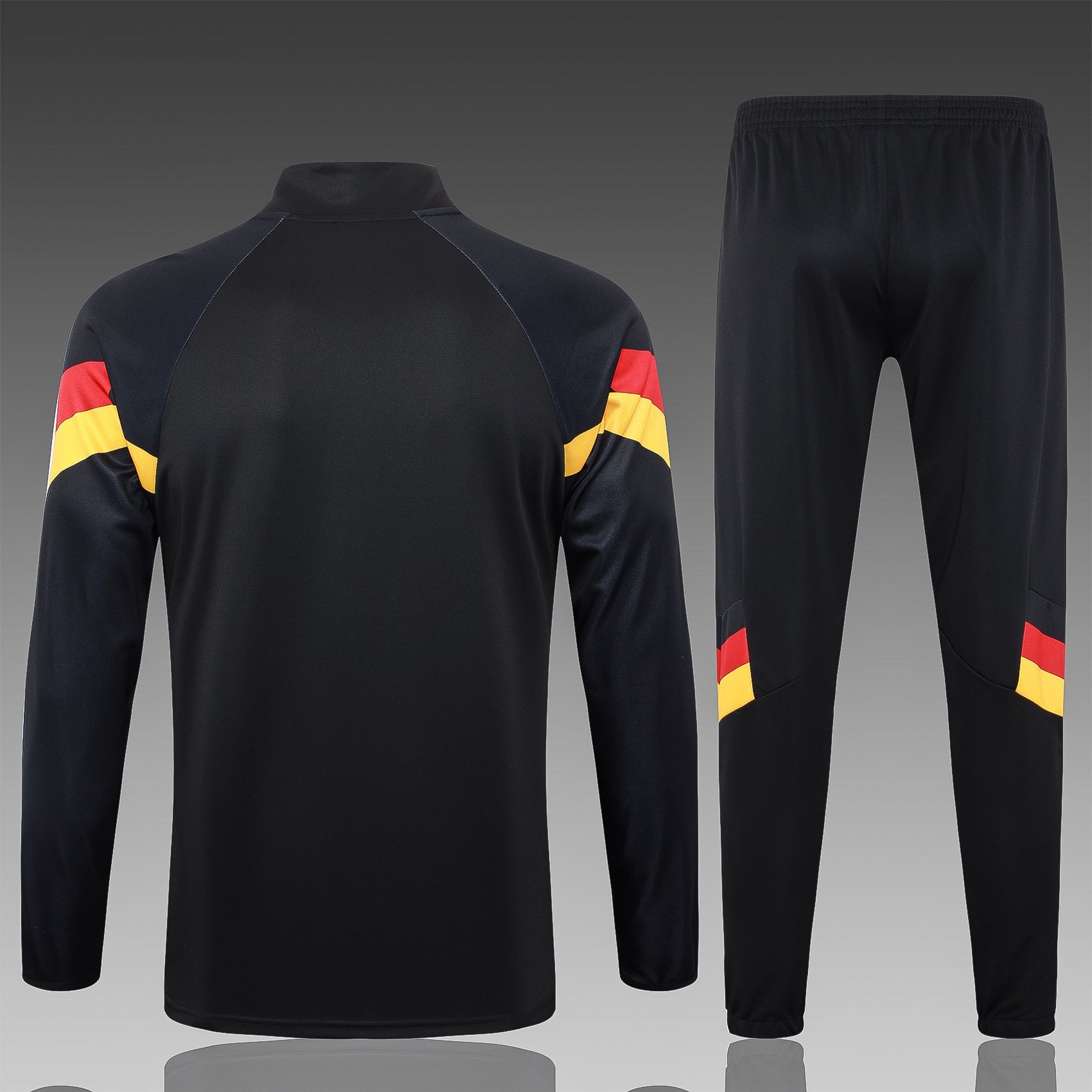 2024-25 German Black (sleeves red, yellow) training suit