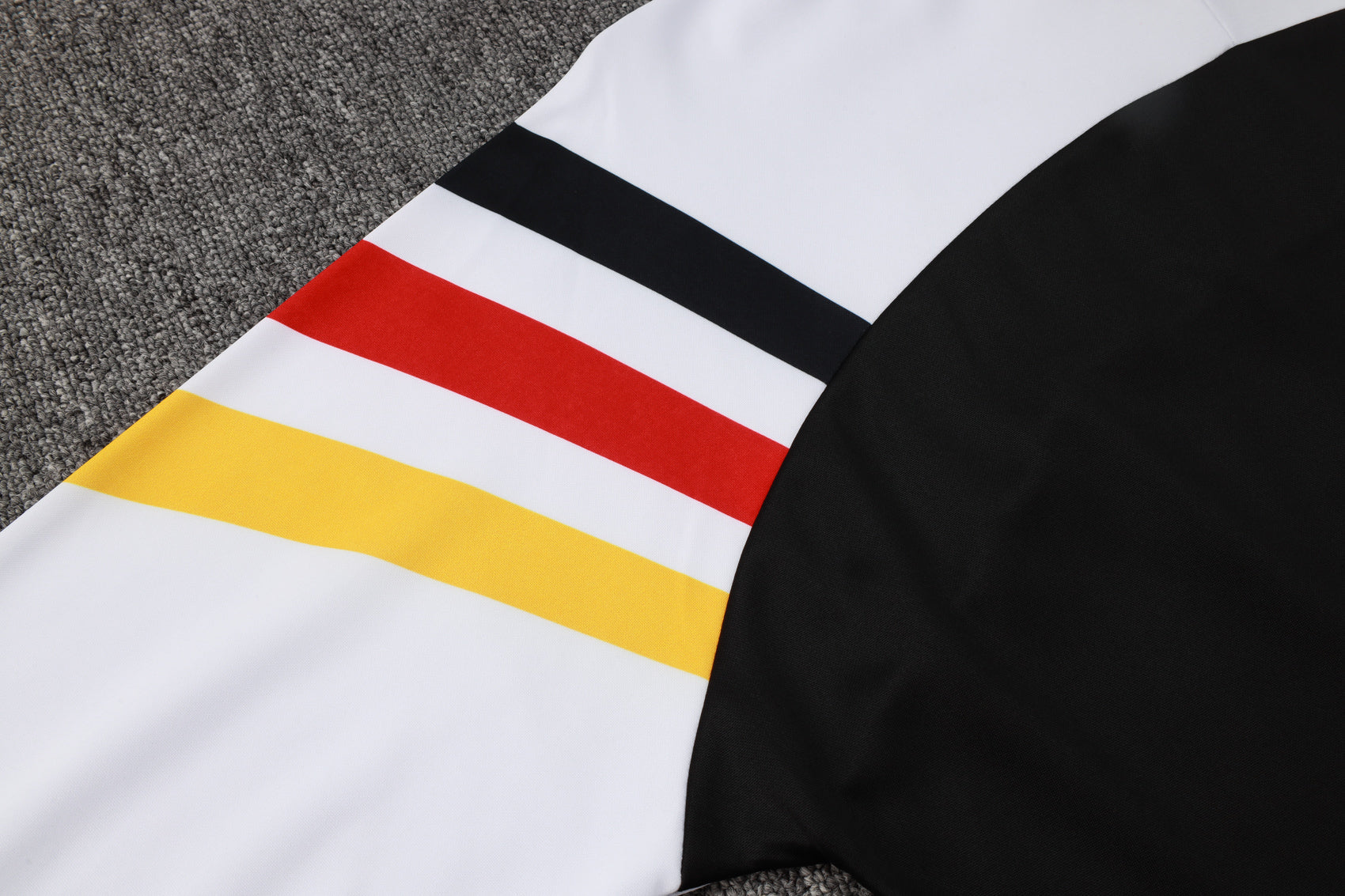 2024-25 German White (sleeves red, yellow and black) training suit