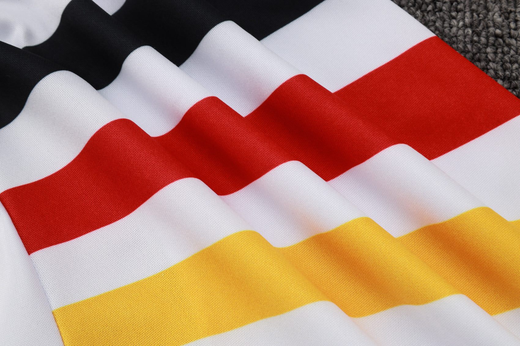2024-25 German White (sleeves red, yellow and black) training suit