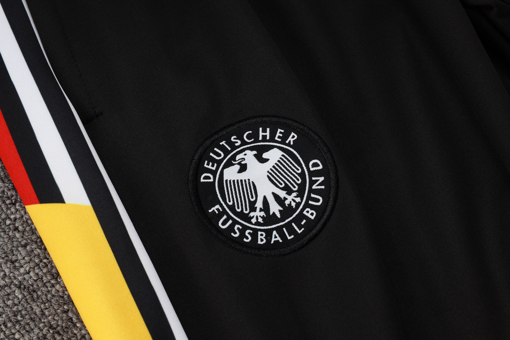 2024-25 German White (sleeves red, yellow and black) training suit