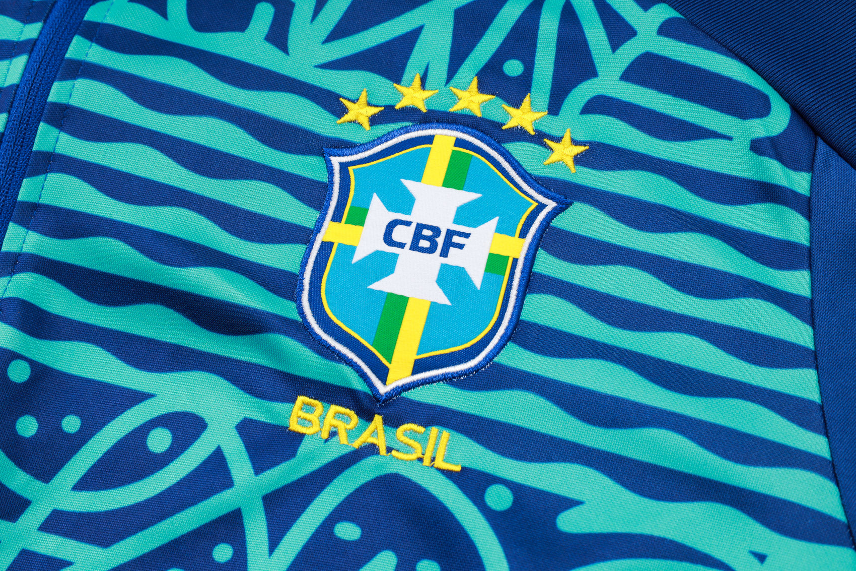 2024-25 Brazilian Royal Blue Inkjet Training Suit