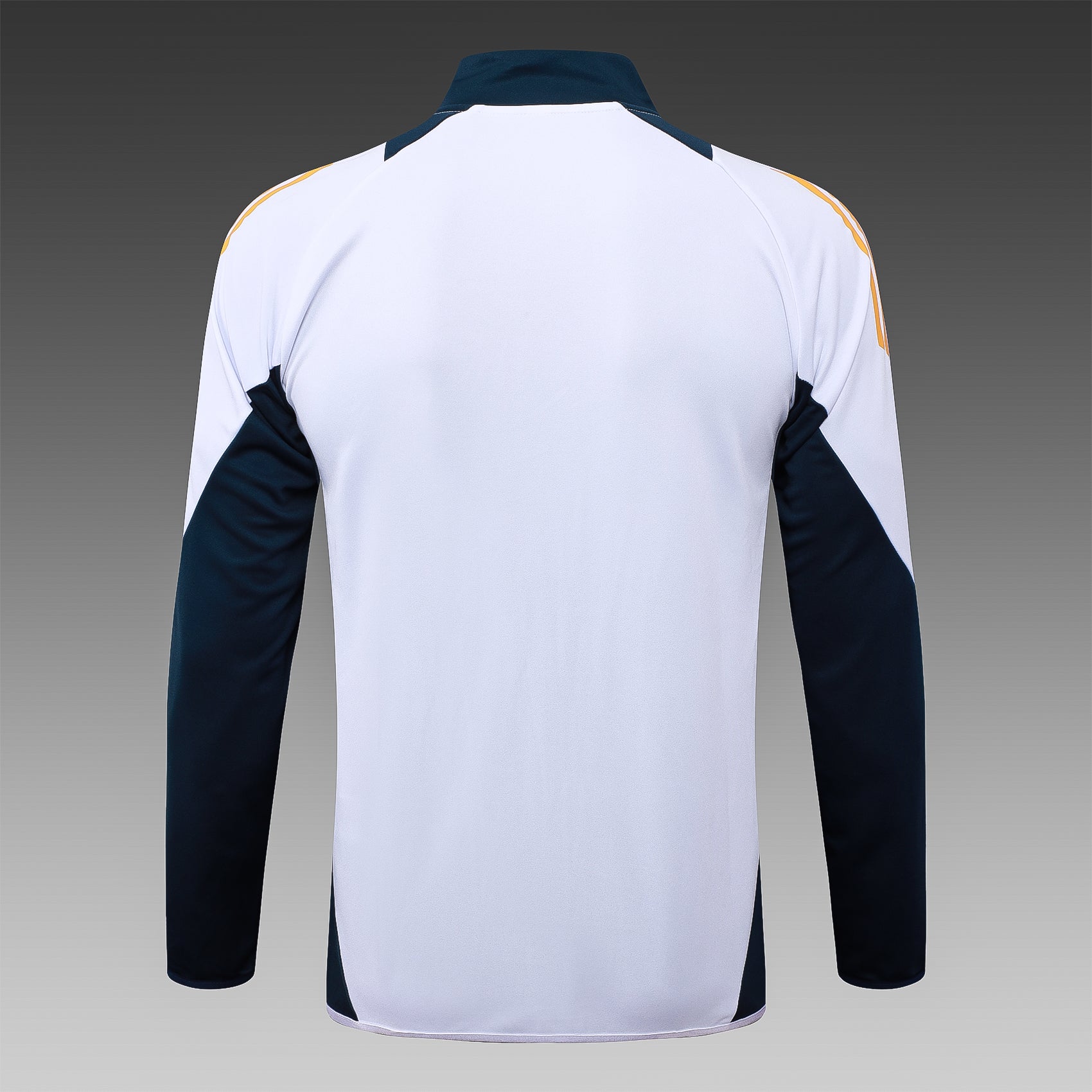2024-25 Real Madrid White Training Suit Kit Long zipper