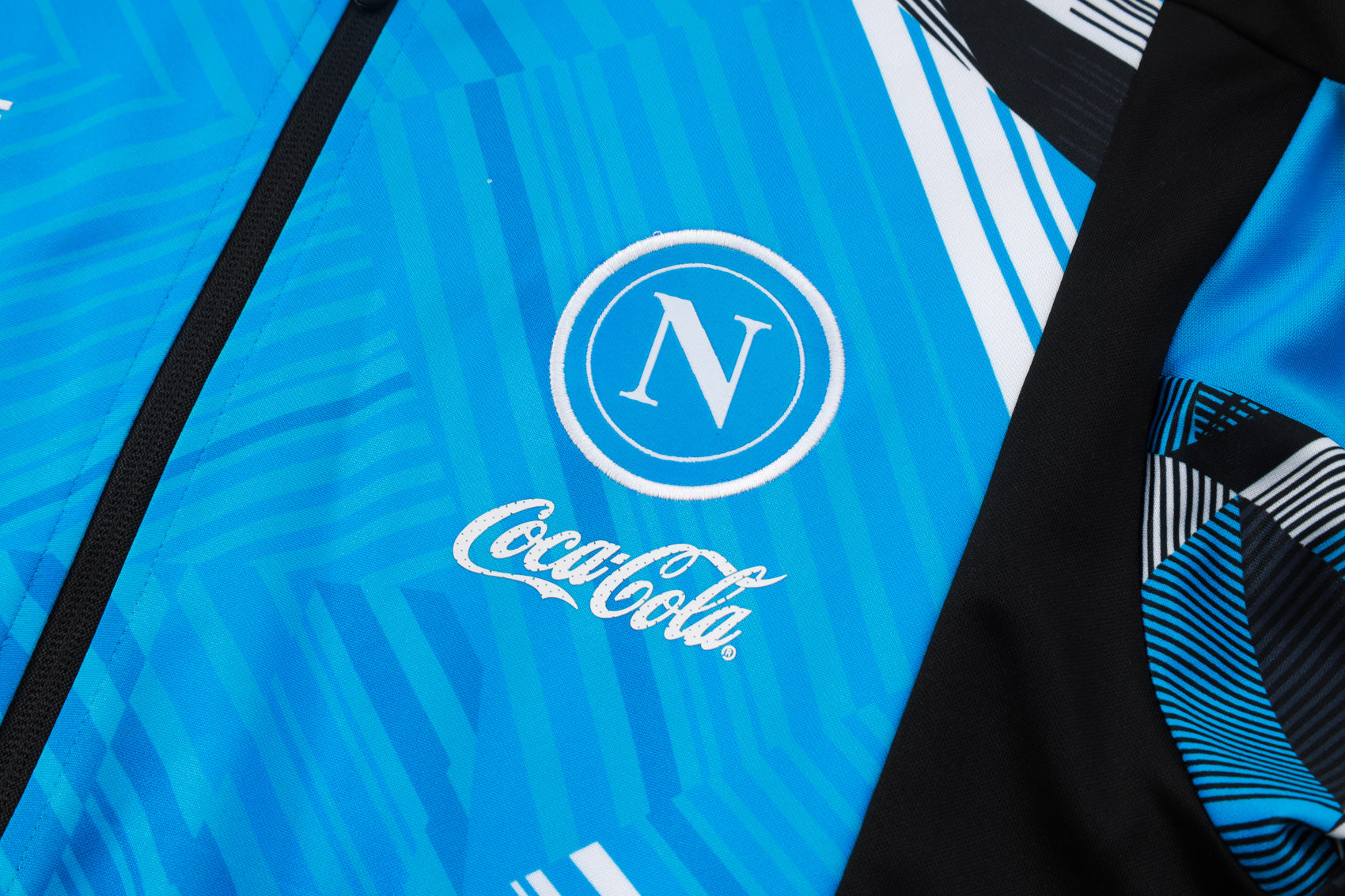 2024-25 Napoli Lake Blue Inkjet Long Pull Training Suit