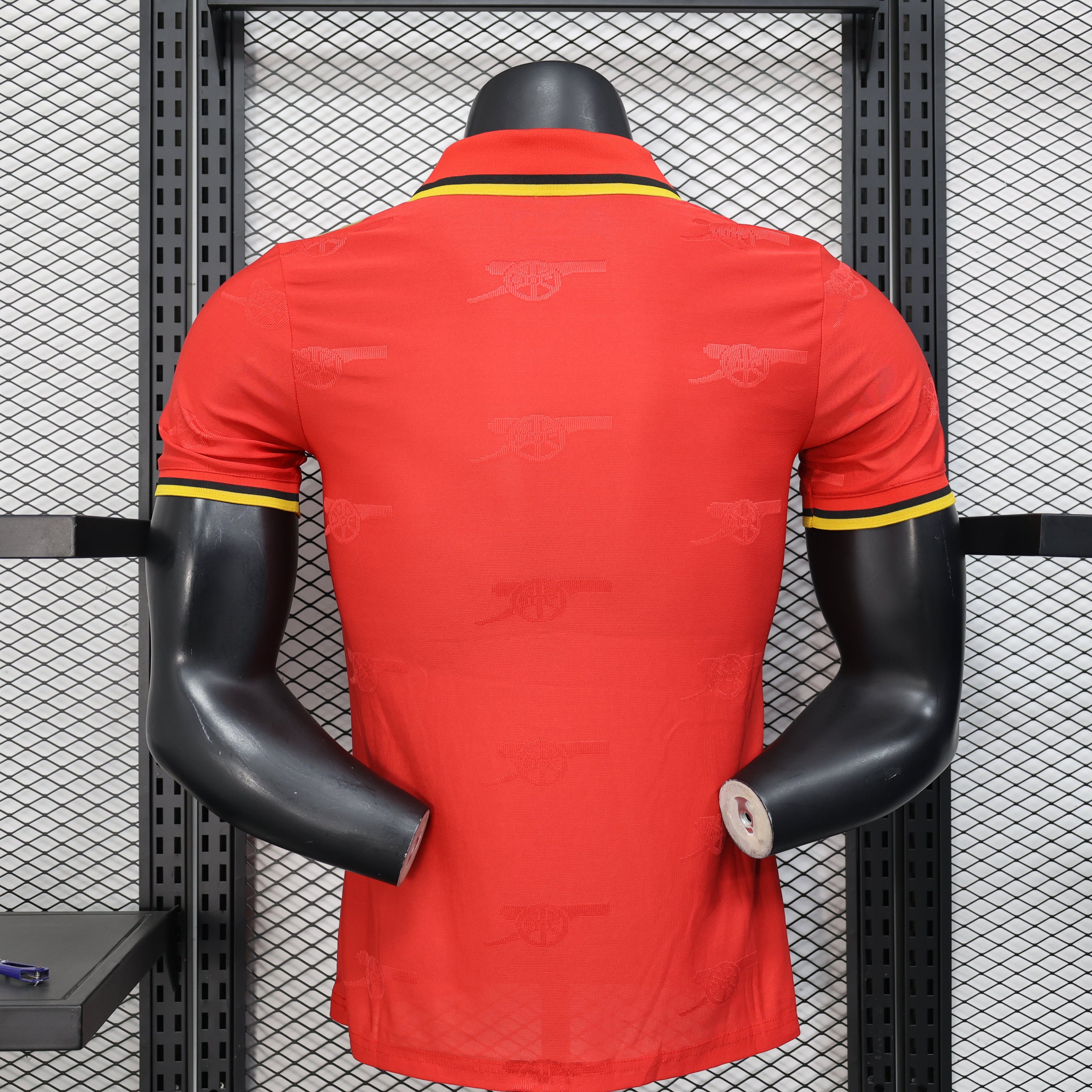 2025-26 Arsenal Special Red Polo Player Size