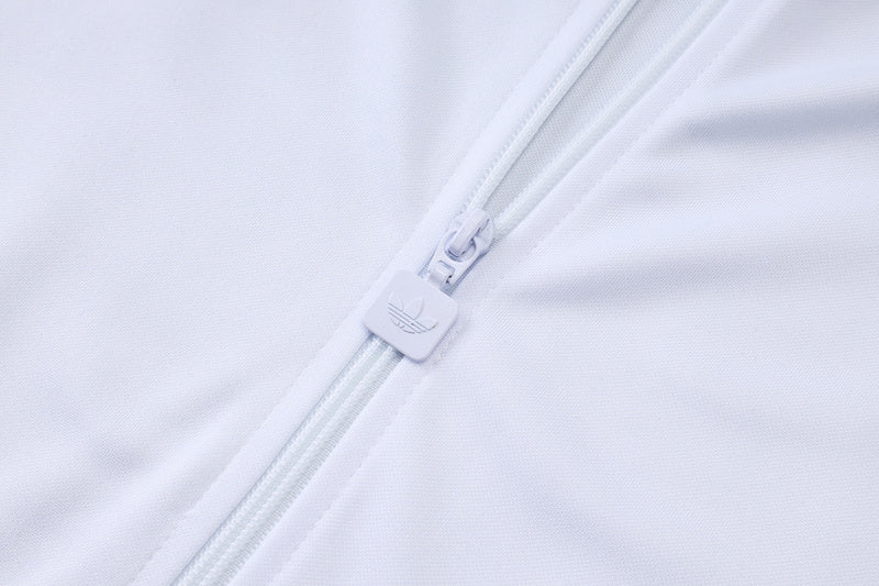 2025-26 Real Madrid White Adult long pull training suit