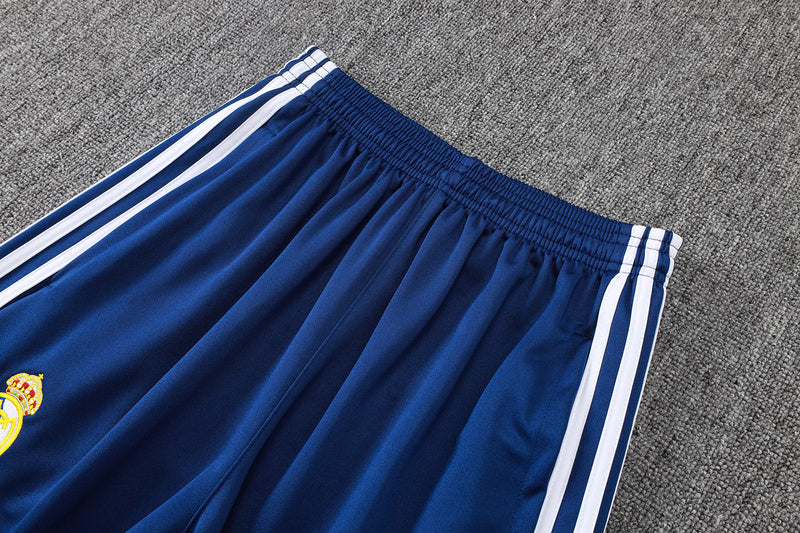 2025-26 Real Madrid Blue Adult long pull training suit