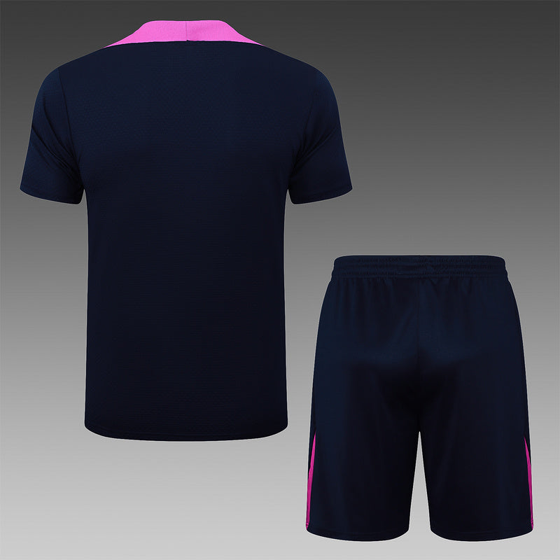 2025-26 Barcelona  Short-sleeved shorts training suit