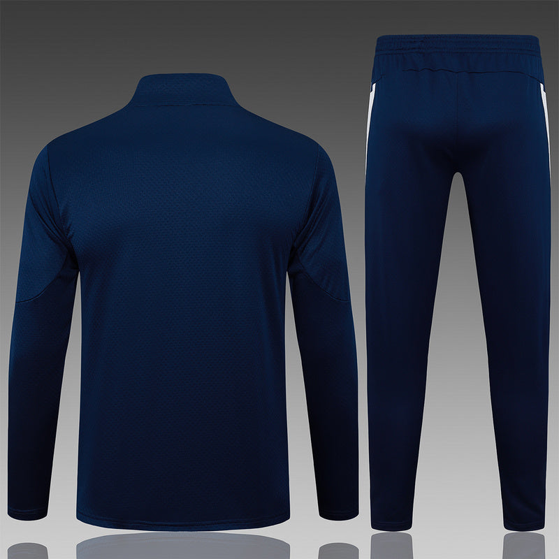 2025-26 Portugal Blue Adult long pull training suit