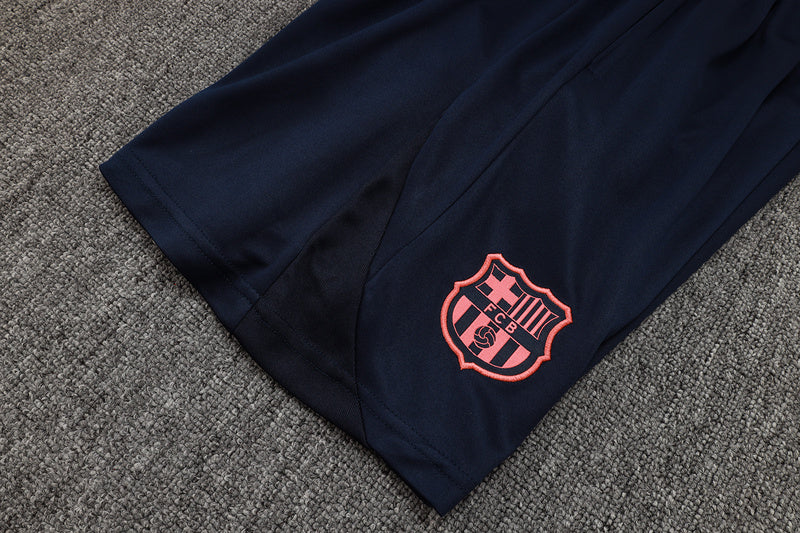 2025-26 Barcelona Short-sleeved shorts training suit