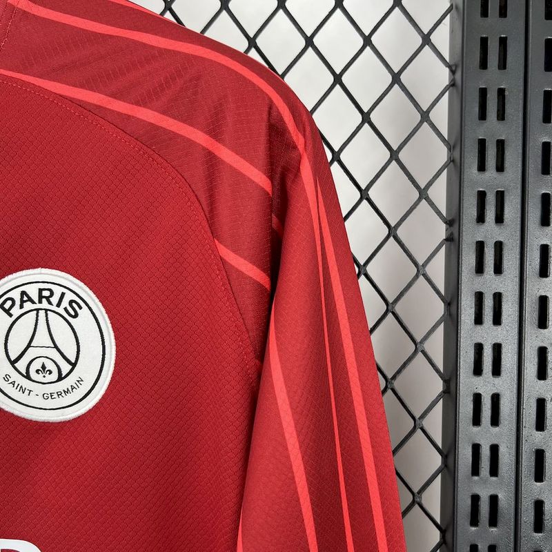 2025-26 Paris Long Sleeve Goleiro Red