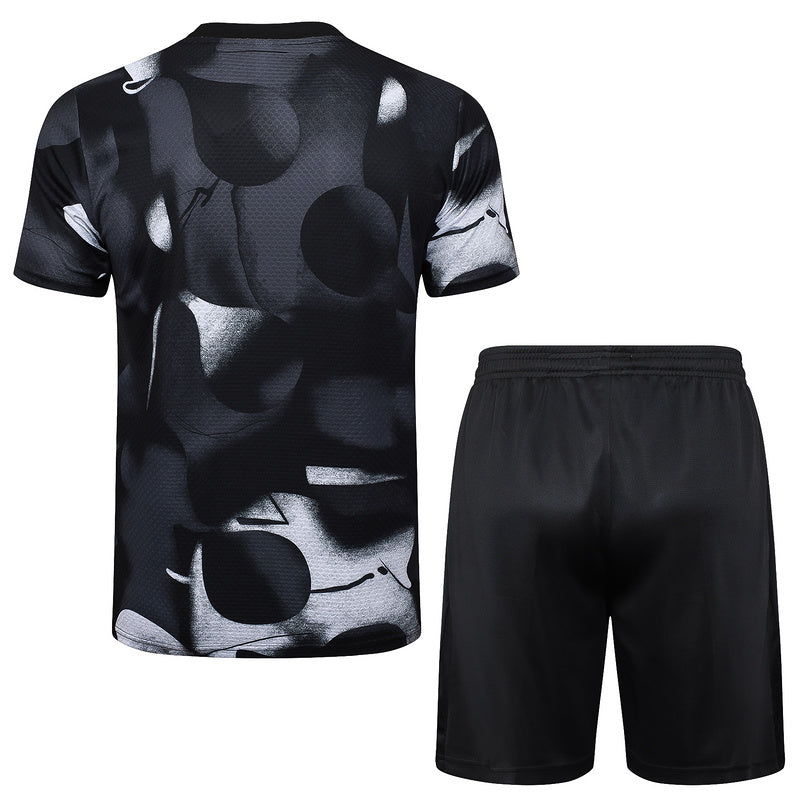 2025-26 Corinthians Pre Jogo Short-sleeved shorts training suit