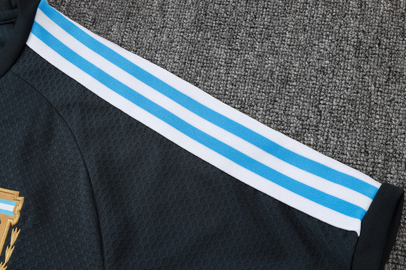 2025-26 Argentina Short-sleeved shorts training suit