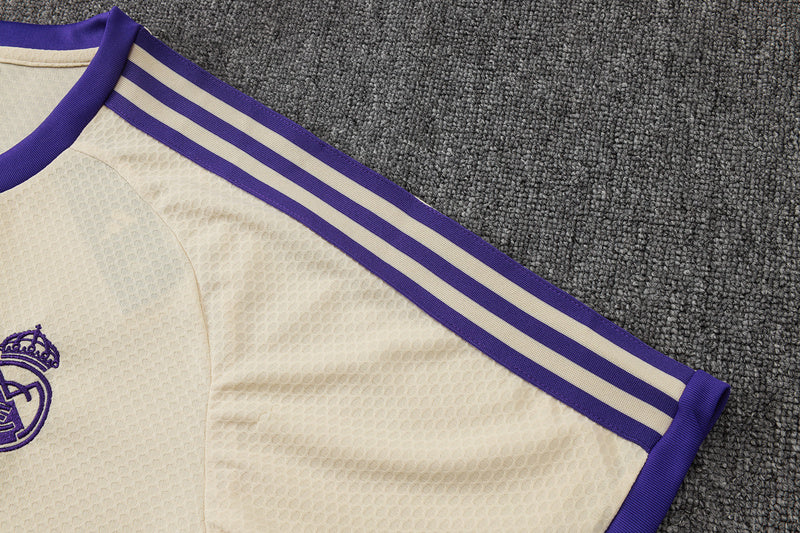 2025-26 Real Madrid Short-sleeved shorts training suit