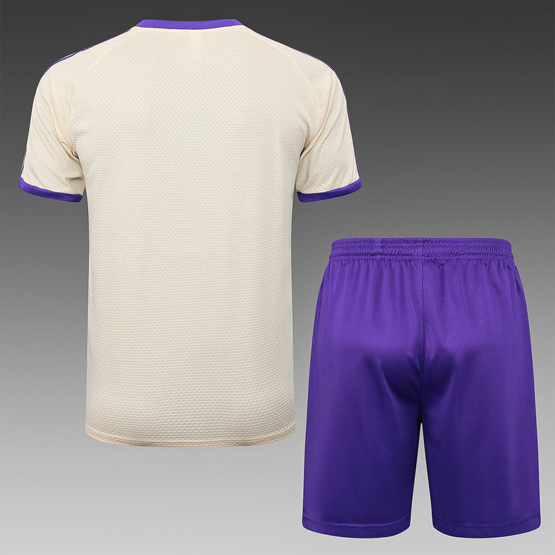 2025-26 Real Madrid Short-sleeved shorts training suit
