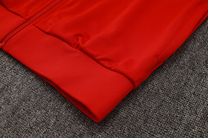 2025-26 Flamengo Red Adult long pull training suit