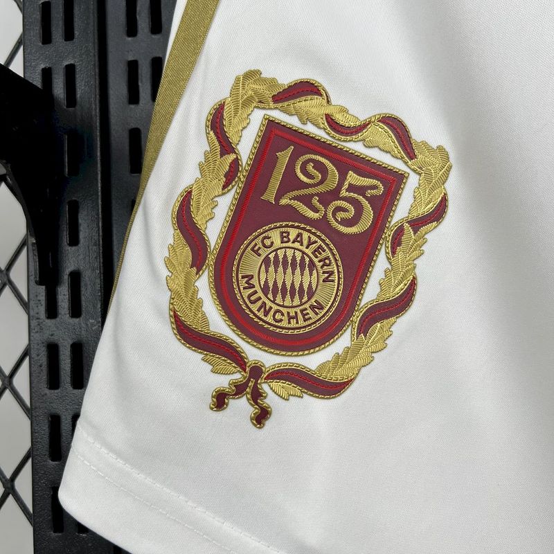 2025-26 Bayern 125th White Short