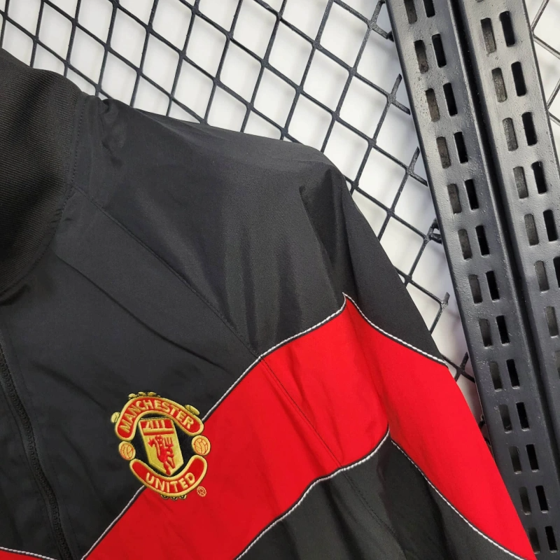 2025-26 Manchester United Black-Red 1878 Windbreaker