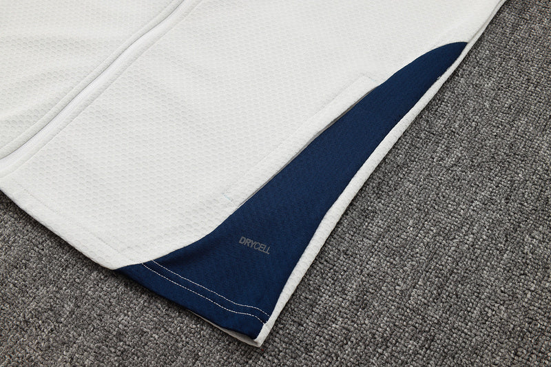 2025-26 Portugal White Adult long pull training suit