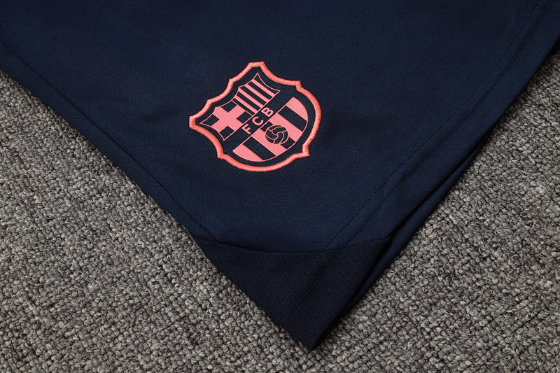 2025-26 Barcelona Short-sleeved shorts training suit