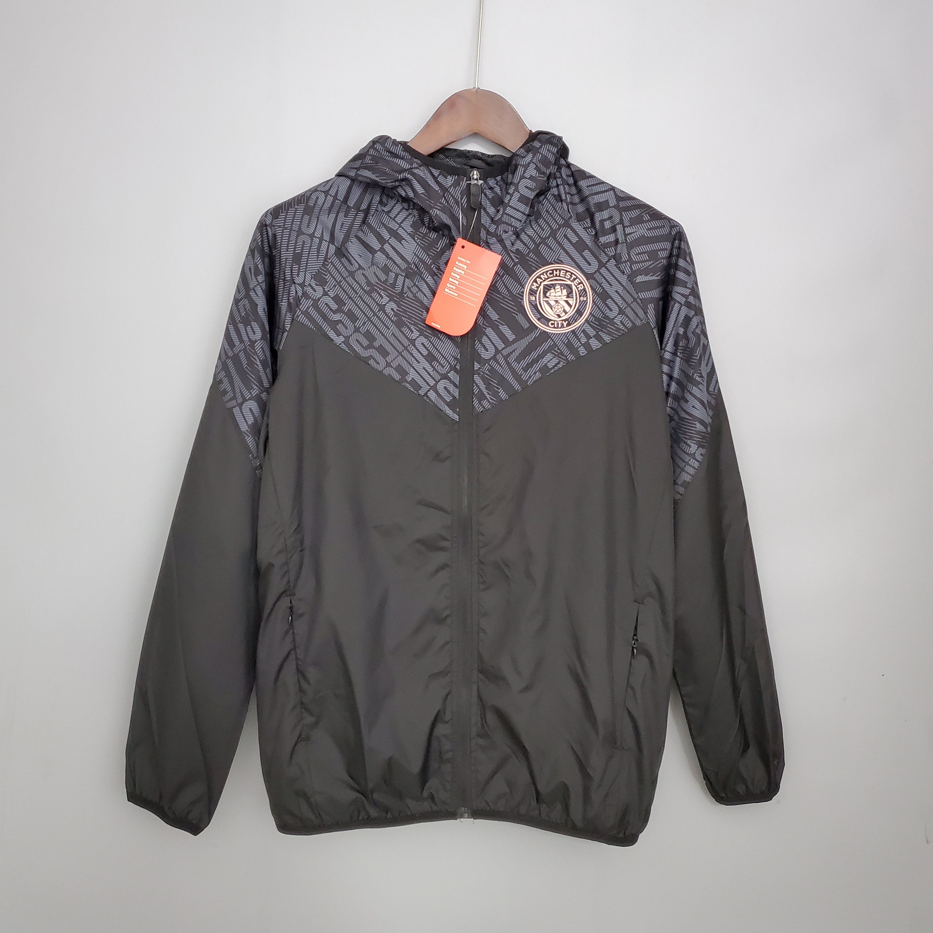 21-22 Windbreaker Manchester City Black