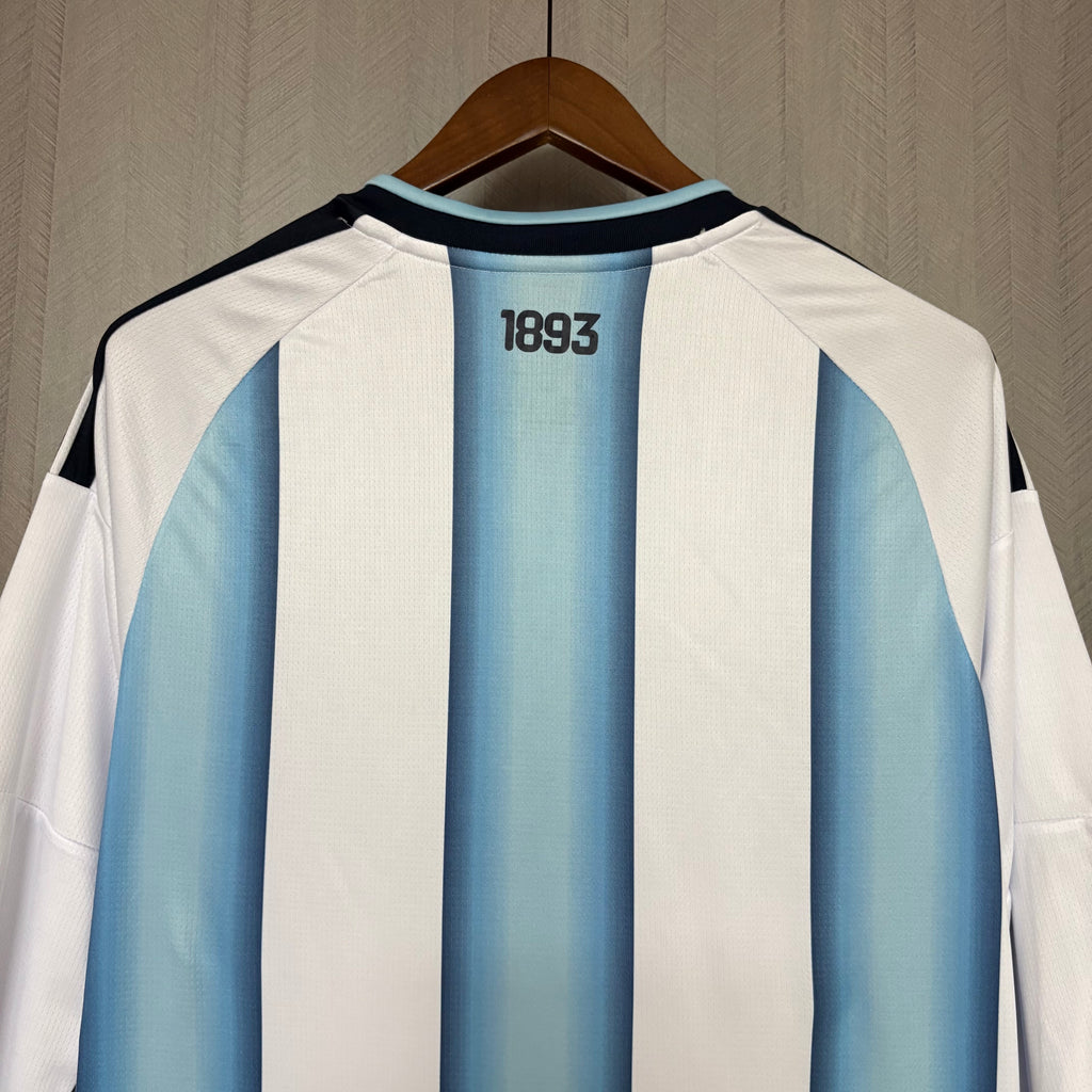 2026-27 Argentina Home Fan Version long sleeves