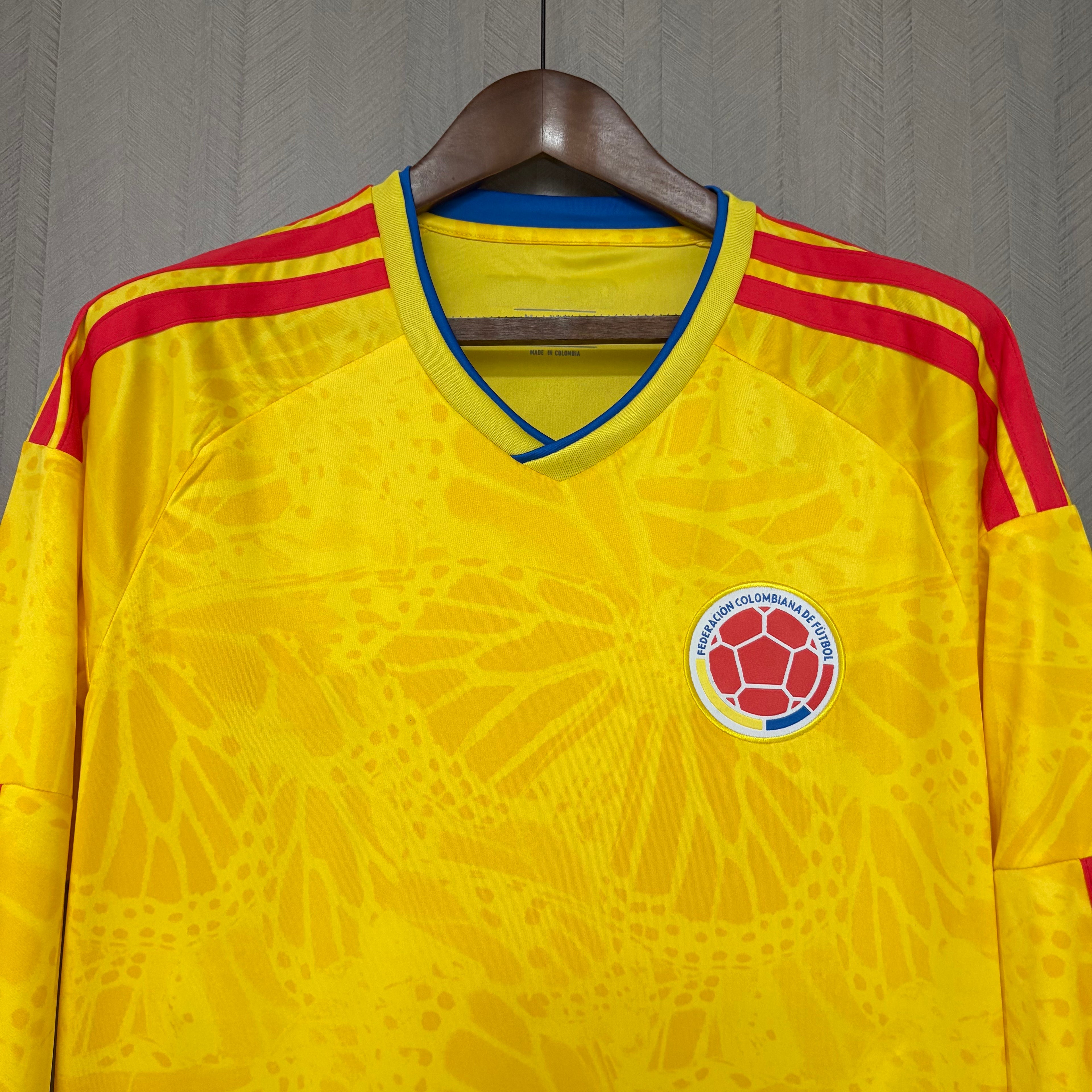 2026-27 Colombia Home Fan Version long sleeves
