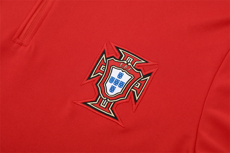 Conjunto de entrenamiento rojo de Portugal 2025-26