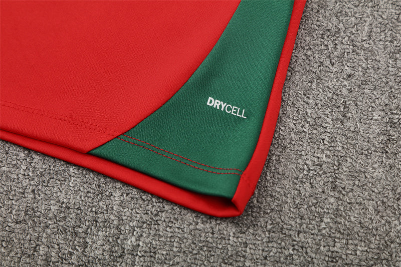 Conjunto de entrenamiento rojo de Portugal 2025-26