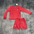2026-27 Portugal Home Long Sleeved KIDS Size 16-28