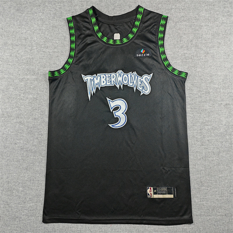 2026-27 NBA Timberwolves Classic Black No.3 McDANIELS
